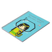 Umeko Space Colony NFT #35 Haname notebook ノ ー ト ッ Notitieboek (Linkerzijde)