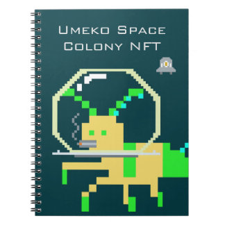 Umeko Space Colony NFT #53 Pome notitieboek ノ ト ブ 