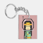 Umeko Space Colony NFT #72 Towa keychain キーホルダー (Voorkant Links)