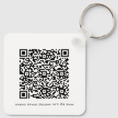 Umeko Space Colony NFT #8 Regen sleutelhanger (Achterkant)