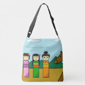 Umeko Space Colony NFT Crossbody Tas (Achterkant)