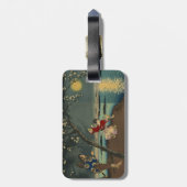 Umewaka aan de Sumida rivier Bagagelabel (Achterkant verticaal)