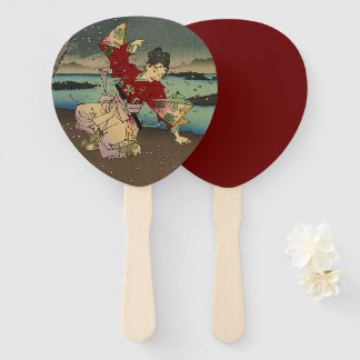 Umewaka aan de Sumida rivier Handwaaier