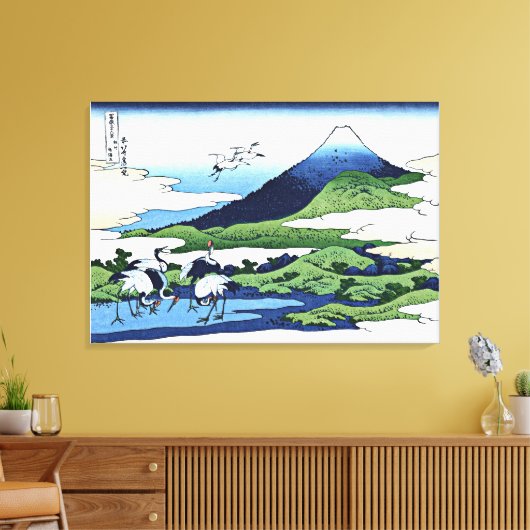 Umezawa Manor in de provincie Sagami Canvas Afdruk (Insitu (Woonkamer))