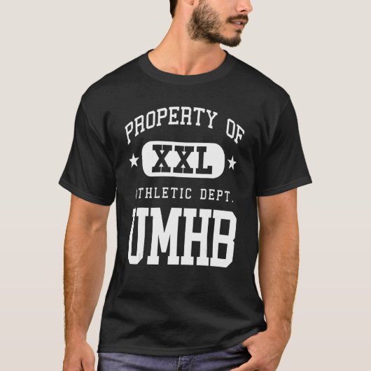 UMHB XXL Eigenschap van de Athletische School T-shirt (Voorkant)
