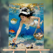 Umi Blossom – Een oceaanportret Acryl Bord (Neutraal)