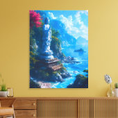 Umi no Hotoke De Boeddha van de Zee Canvas Afdruk (Insitu (Woonkamer))