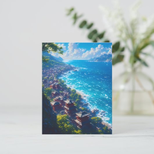 Umi no Yume "Dromen van het Zee" Briefkaart (Staand voorkant)