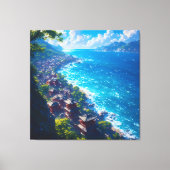 Umi no Yume "Dromen van het Zee" Canvas Afdruk (Voorkant)