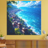 Umi no Yume "Dromen van het Zee" Canvas Afdruk (Insitu (Woonkamer))