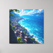 Umi no Yume “Droom van de Zee” Canvas Afdruk (Voorkant)