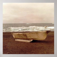 Umiak Walrus Skin Whalers Boat Photo Ontworpen