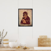 Umilenie Virgin van Wladimir, Moskouse School Poster (Keuken)