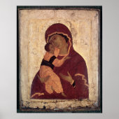 Umilenie Virgin van Wladimir, Moskouse School Poster (Voorkant)