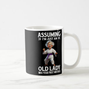 Uming ik ben gewoon een oude dame was je eerste fo koffiemok