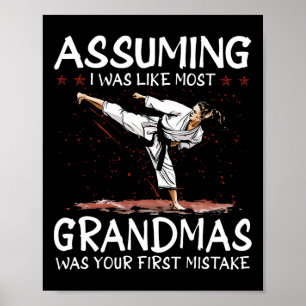 Uming ik was zoals de meeste oma's eerste fout kar poster