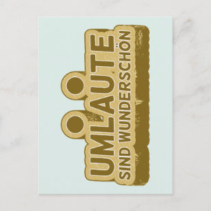 UMLAUT leert Duitse taal Briefkaart