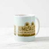 UMLAUT leert Duitse taal Koffiemok (Voorkant rechts)