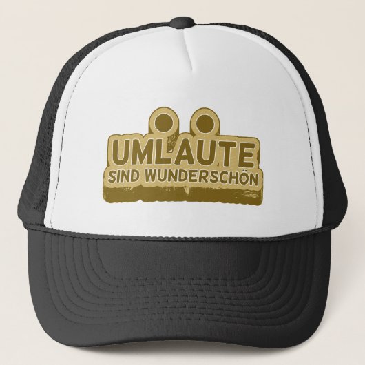 UMLAUT leert Duitse taal Trucker Pet (Voorkant)