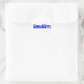 ÜMLÄÜT! RONDE STICKER (Tas)