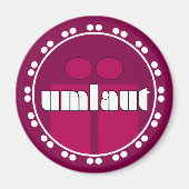 Umlaut Rondell Magneten - Framboos (Voorkant)