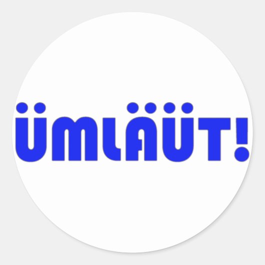 Umlaut! Stickers (Voorkant)