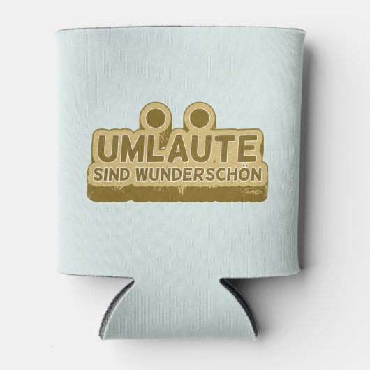 Umlaute sind wunderschön Duitse taal UMLAUT Blikjeskoeler (Voorkant)