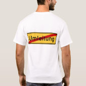 Umleitung T-shirt (Achterkant)