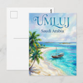 Umluj Saoedi-Arabië Briefkaart (Voorkant / Achterkant)