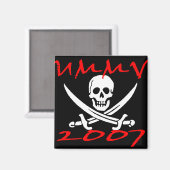 UMMV 2007 Pirate Show magneet (Voorkant / Achterkant)