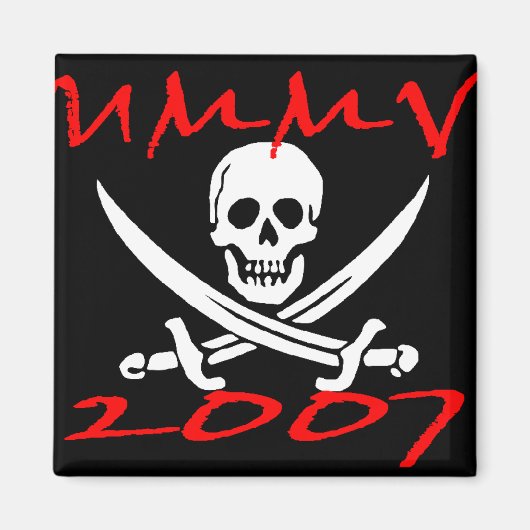 UMMV 2007 Pirate Show magneet (Voorkant)