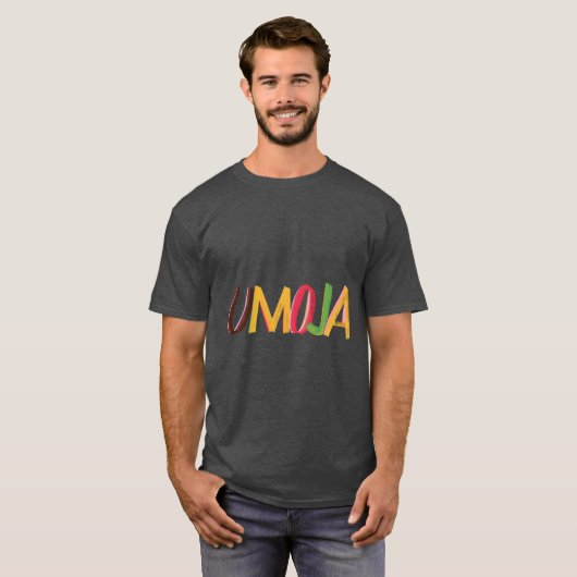 UMOJA: een viering van eenheid T-shirt (Voorkant volledig)