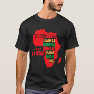 Umoja Kwanzaa Holiday Africa American Unity Flag T-shirt