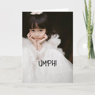 UMPH! GET-WELL-KAART BEDANKKAART