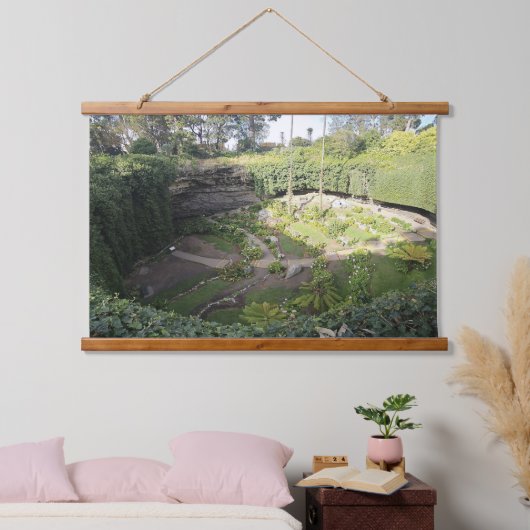 Umpherston Sinkhole Hidden Sanctuary Hangend Wandkleed (Slaapkamer)