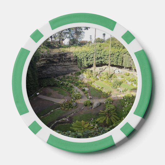 Umpherston Sinkhole Hidden Sanctuary Poker Chips (Achterkant)