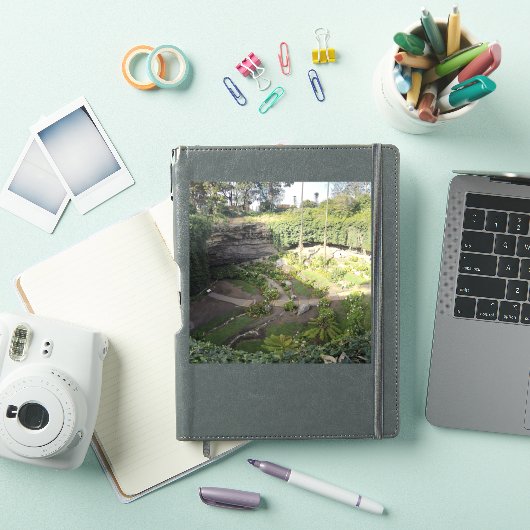 Umpherston Sinkhole Hidden Sanctuary Vinyl Sticker (iPad Cover)