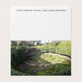 Umpherston Sinkhole Hidden Sanctuary Wenskaart Kaart (Buitenkant ongevouwen)