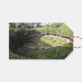 Umpherston Sinkhole Verborgen heiligdom Cadeaulabel