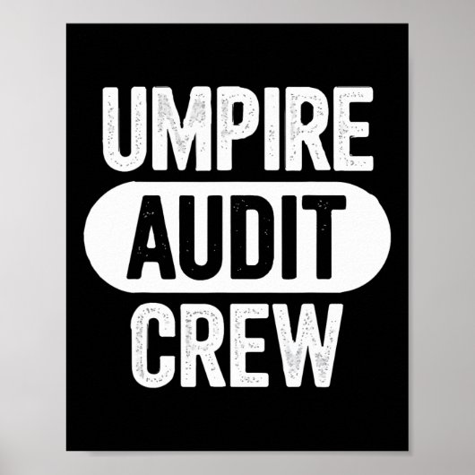 Umpire Audit Crew Poster (Voorkant)