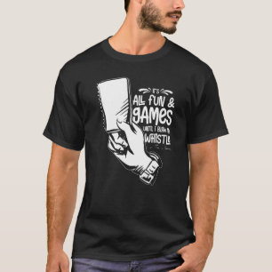 Umpire Citaten Baseball Softball Football Whistle T-shirt