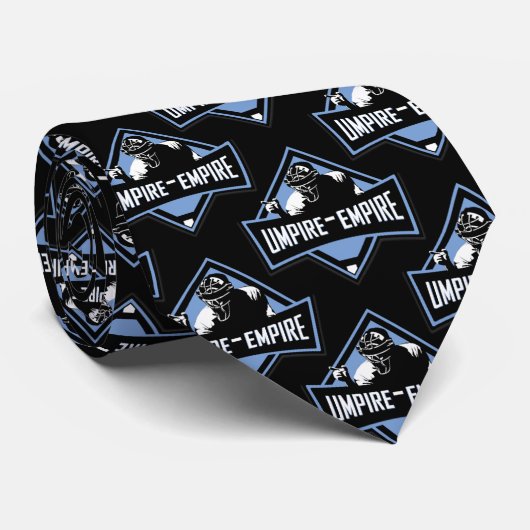 Umpire-Empire Patterned stropdas (Opgerold)