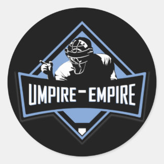 Umpire-Empire-Sticker Ronde Sticker