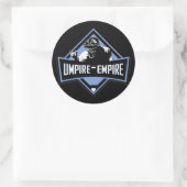 Umpire-Empire-Sticker Ronde Sticker (Tas)