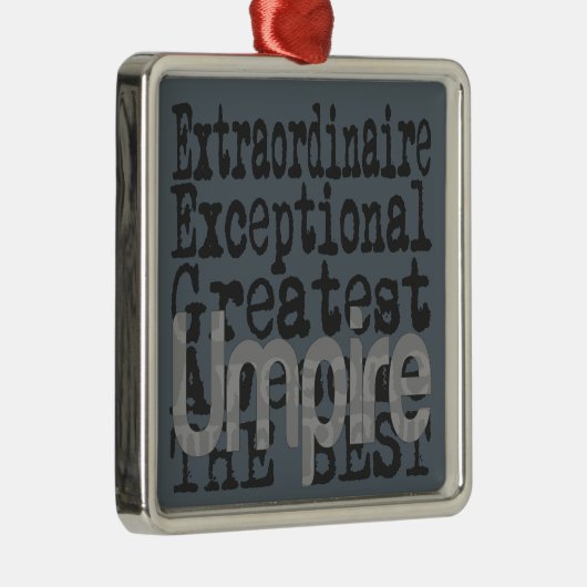 Umpire Extraordinaire Metalen Ornament (Rechts)