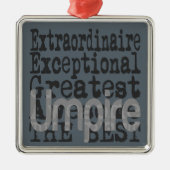 Umpire Extraordinaire Metalen Ornament (Voorkant)