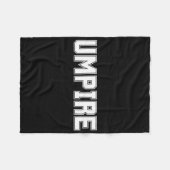 Umpire Funny Softll Sell Footll Cricket Sports  Fleece Deken (Voorkant (Horizontaal))