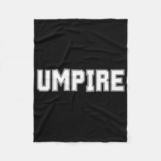 Umpire Funny Softll Sell Footll Cricket Sports  Fleece Deken