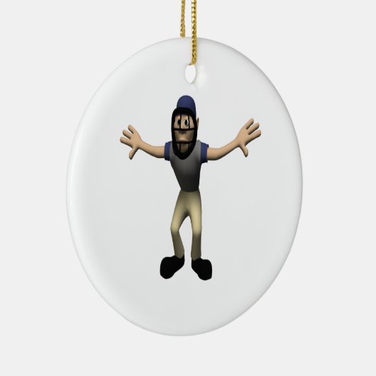 Umpire Keramisch Ornament (Rechts)