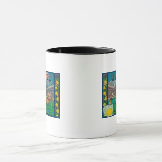 Umpire Lemon LabelClaremont, CA Mok (Midden)